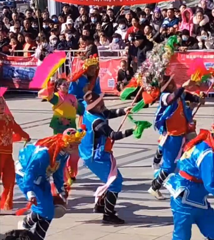 山东海阳秧歌表演