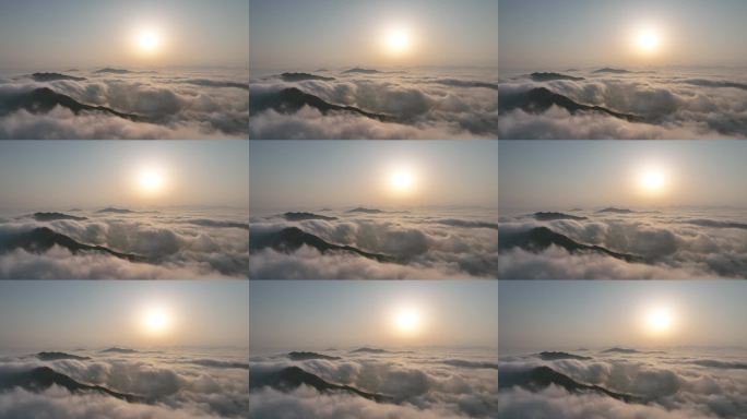 云海日出壮丽景色