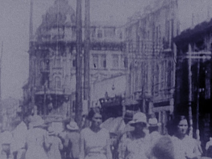 40年代东北哈尔滨工厂工业生产俄式建筑