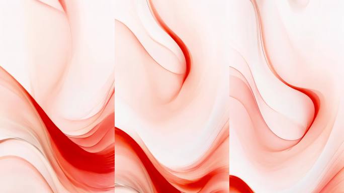 竖版抽象红色渐变流体动态背景