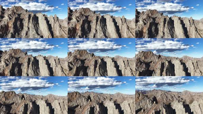 航拍四川阿坝州莲宝叶则