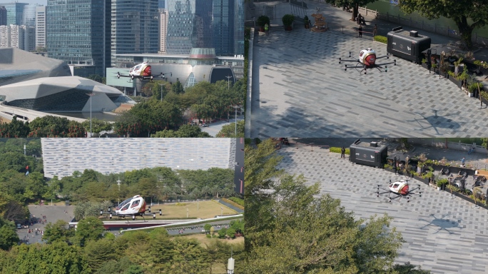 【4K】低空经济 亿航无人机 航拍