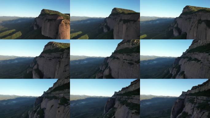 壮阔山壁自然风光