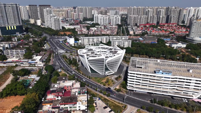 「航拍」广西北海旅游集散中心4k60p