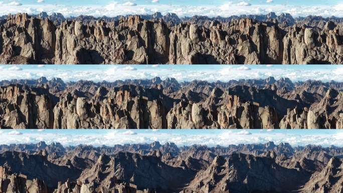 航拍四川阿坝州莲宝叶则