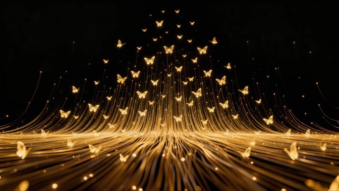 无缝循环  蝴蝶粒子动态背景