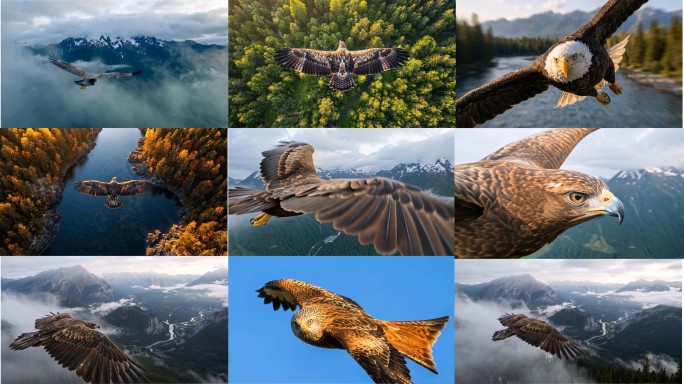 企业精神大鹏展翅雄鹰展翅雄鹰翱翔追逐梦想