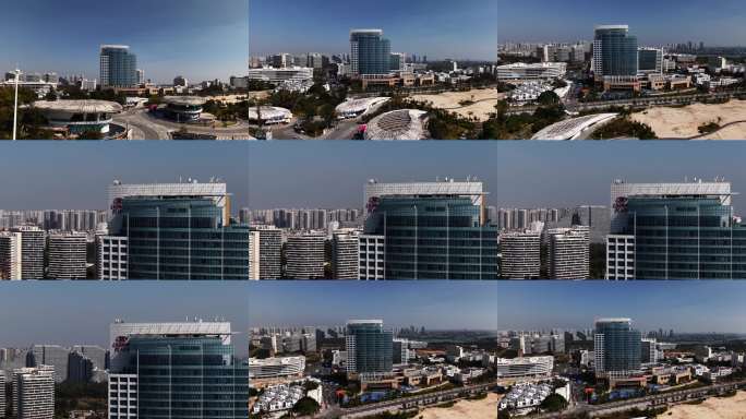 「航拍」广西北海银滩皇冠假日酒店4k60