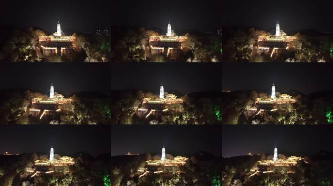 中山桥和白塔山