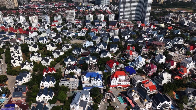 「航拍」广西北海银滩恬园假日4k60p