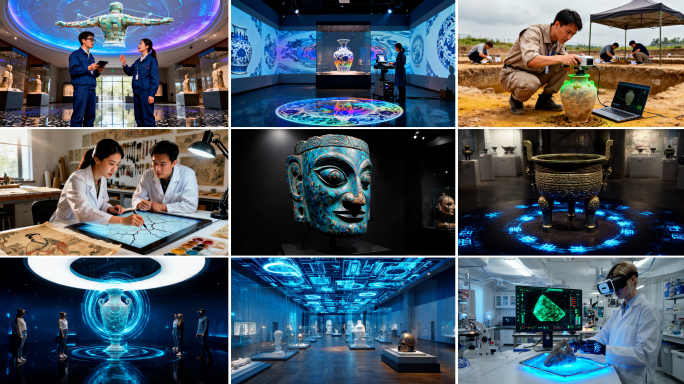 智慧博物馆文物数字化科技展示