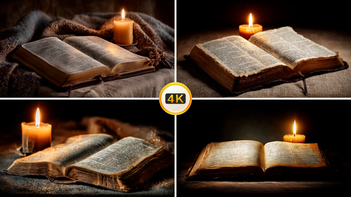书记 知识 阅读 圣经 蜡烛 烛光 古老