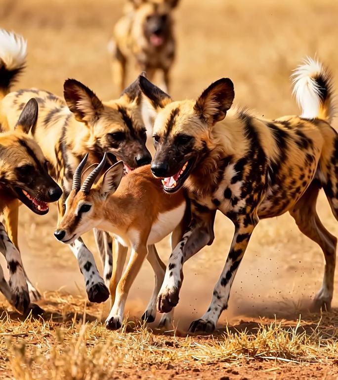 非洲草原野生动物集锦