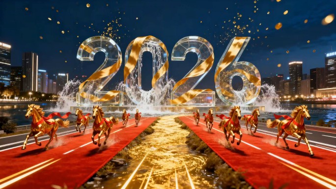2026马年震撼倒计时片头