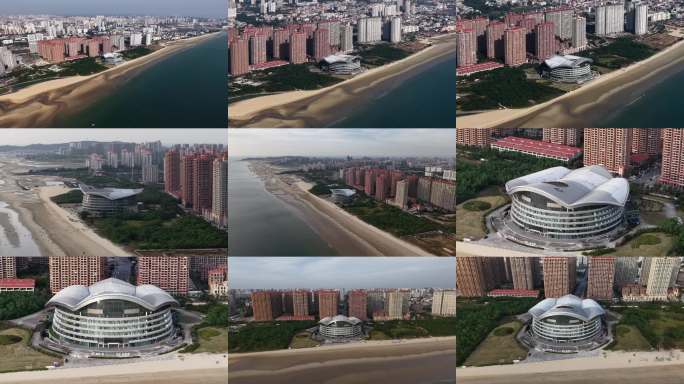 「航拍」广西北海银滩一号国际会议中心酒店