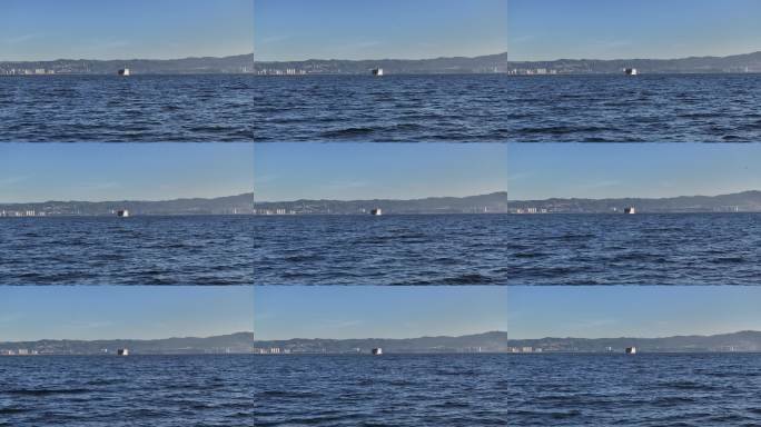 海景风光 远山与海