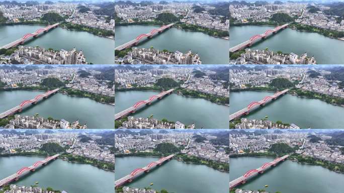 航拍广西柳州城市风光 (27)