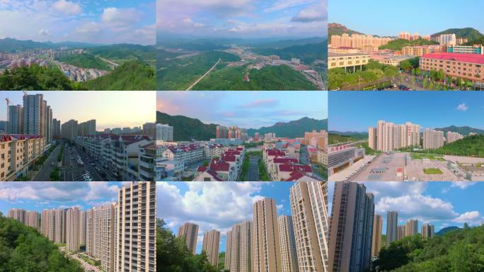 承德兴隆县城航拍