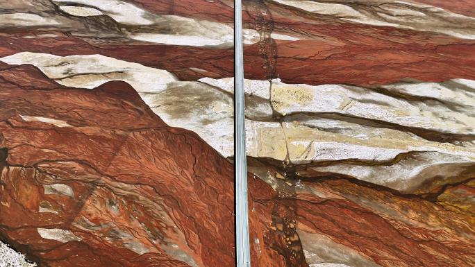 荒漠彩色地貌风光