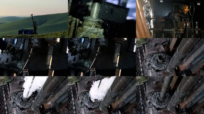 矿山钻探工程施工画面