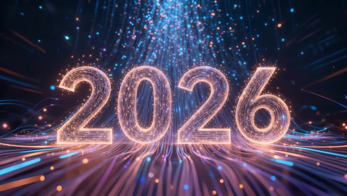 无缝循环 2026新年动态背景