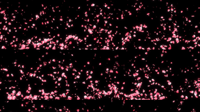 8k宽屏唯美花瓣飞舞背景