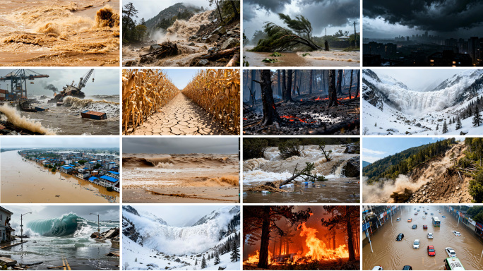 极端天气自然灾害气候危机自然灾难世界末日