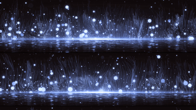 8k宽屏唯美粒子线条生长舞台背景