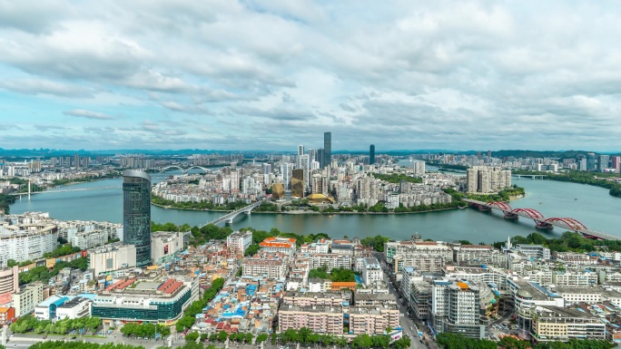 广西柳州城市延时