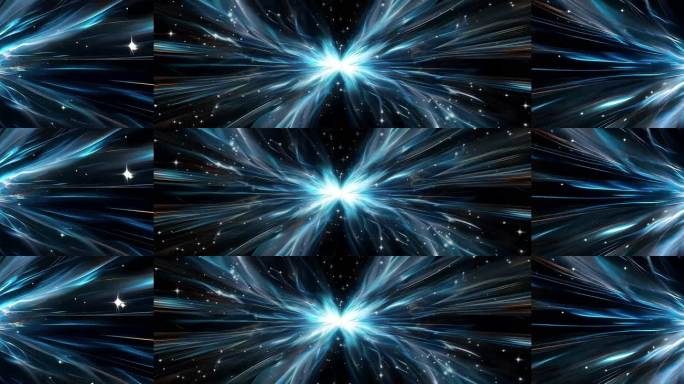 【循环】抽象光线led流动创意舞台粒子