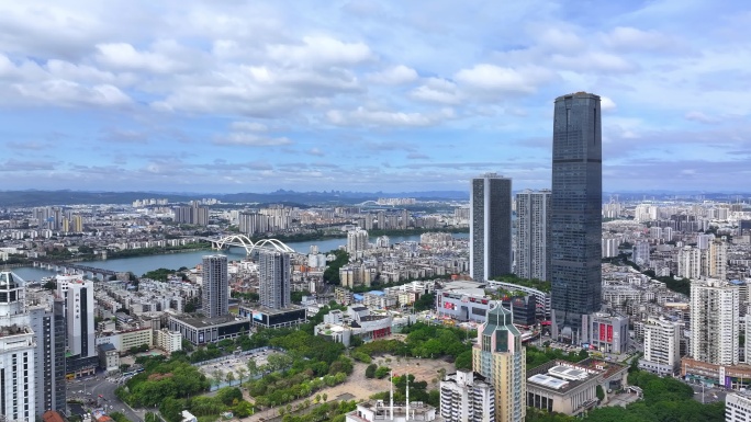 航拍广西柳州城市风光 (17)