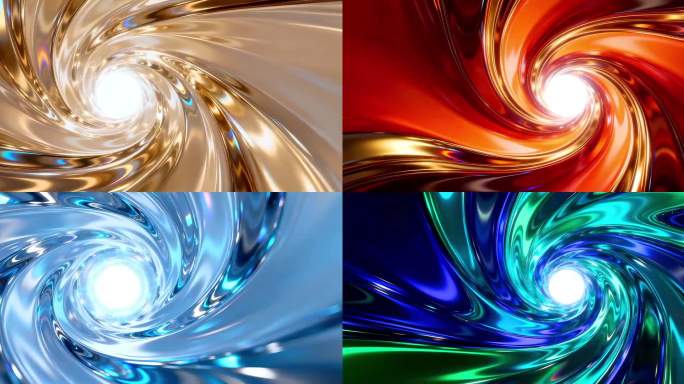 无缝循环-流体漩涡动态素材