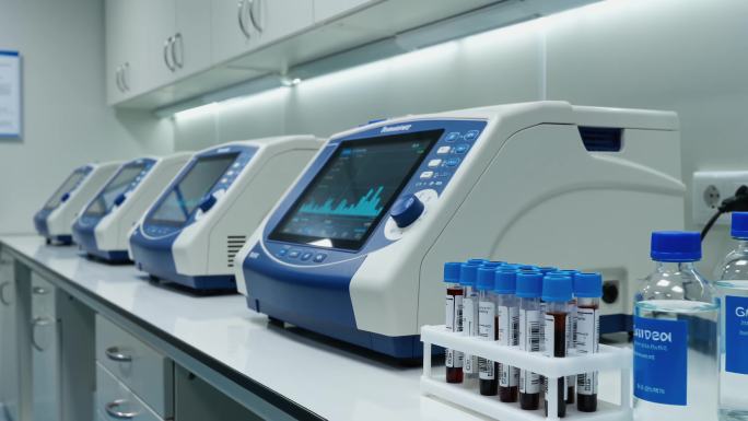 现代化实验室科研场景精密仪器与实验操作