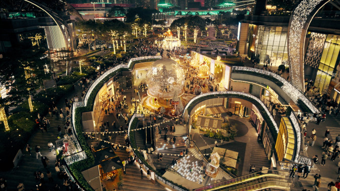 天环广场2025 广州 圣诞装置