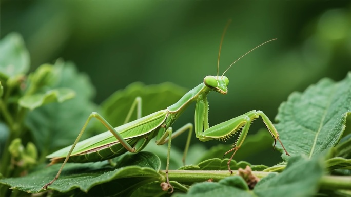 螳螂微距摄影昆虫