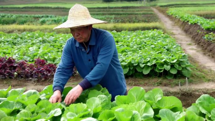 有机蔬菜种植收获
