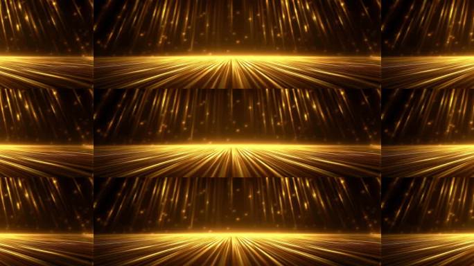金色年会颁奖粒子光效【循环背景】