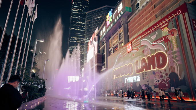 广州正佳广场 商场 商圈 人流