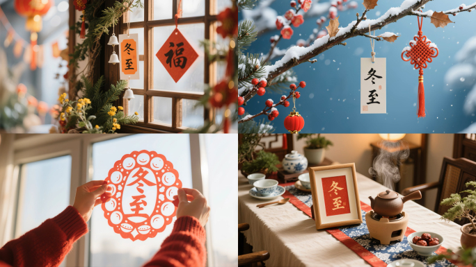 冬至节气包饺子吃汤圆传统习俗