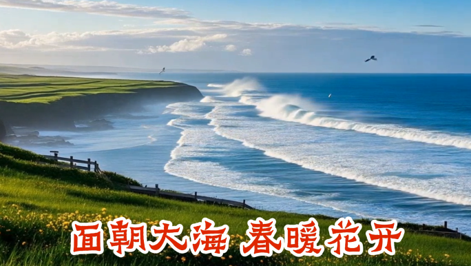 面朝大海春暖花开 朗诵同步背景 海子