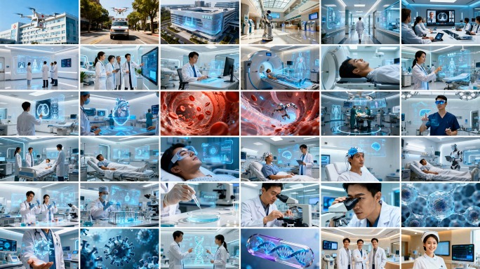 智慧医疗智能医疗科技医疗未来医院医生合集