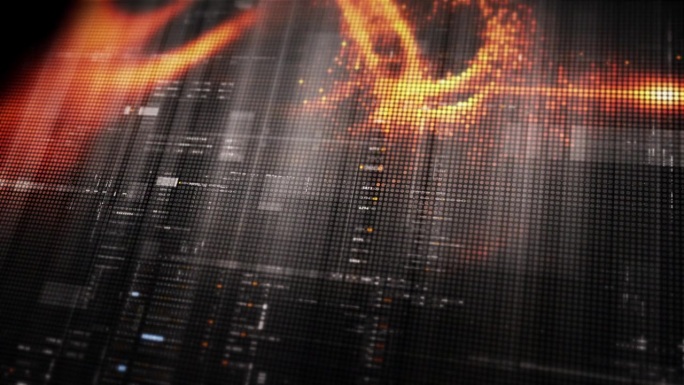 未来数字屏幕矩阵背景