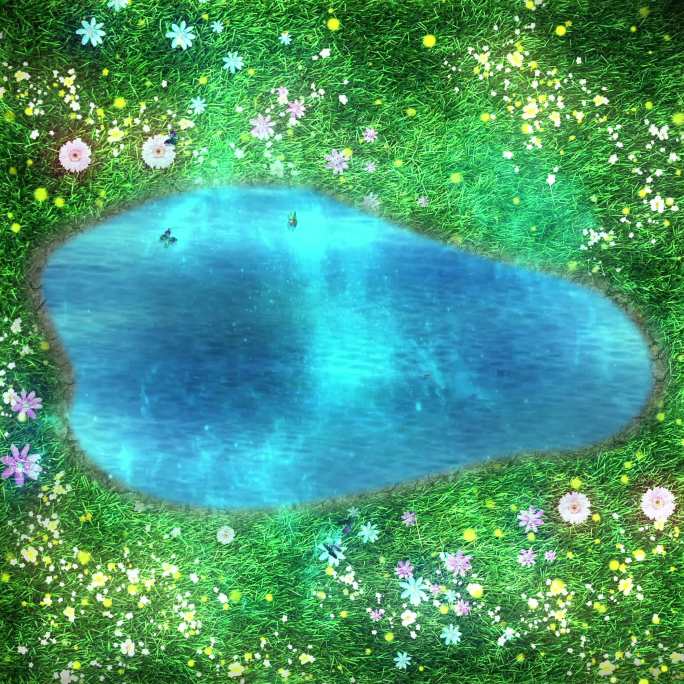 梦幻草地魔池塘