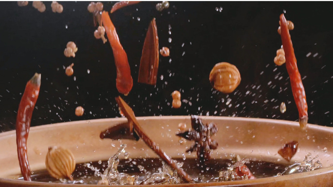 香料调味料4K卤菜卤味鸭货美食烹饪实拍