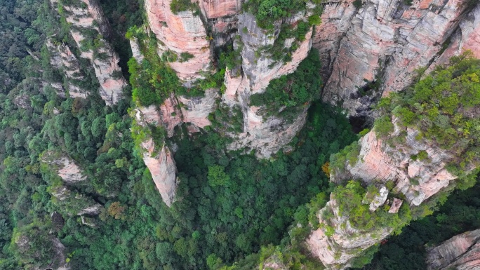 湖南张家界武陵源袁家界地质奇观 (35)