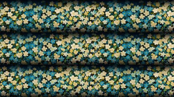 梦幻花卉循环视频