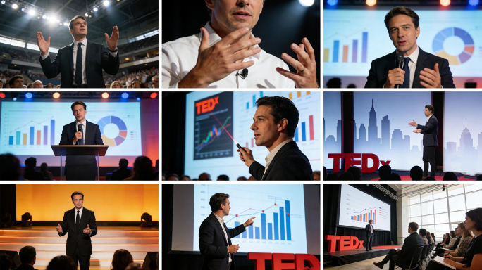 TED演讲现场 商业精英演讲集锦