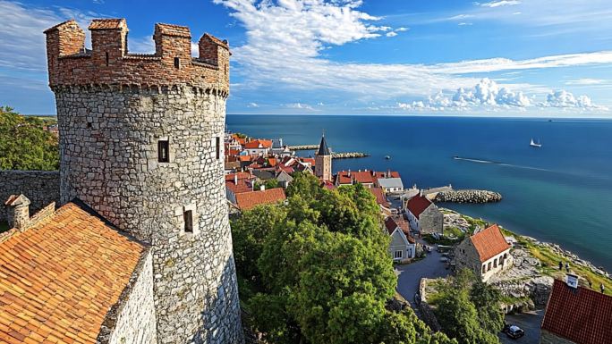 欧洲城堡建筑风光