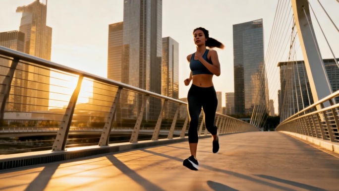 跑步运动身体体育运动员健身锻炼ai素材原