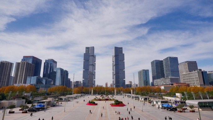 郑州绿地中心 双子塔